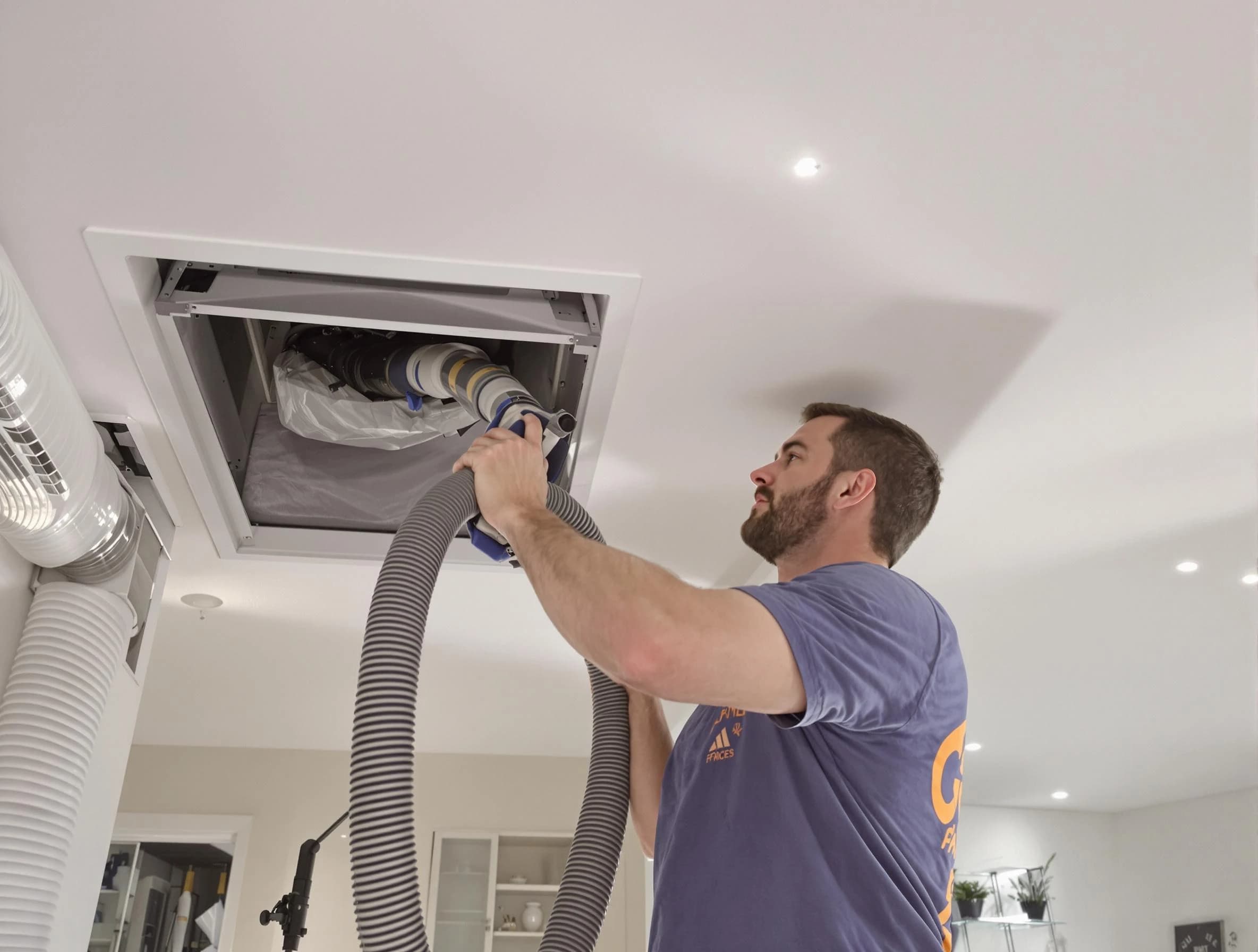 Precision indoor duct cleaning by Del City Air Duct Cleaning in Del City