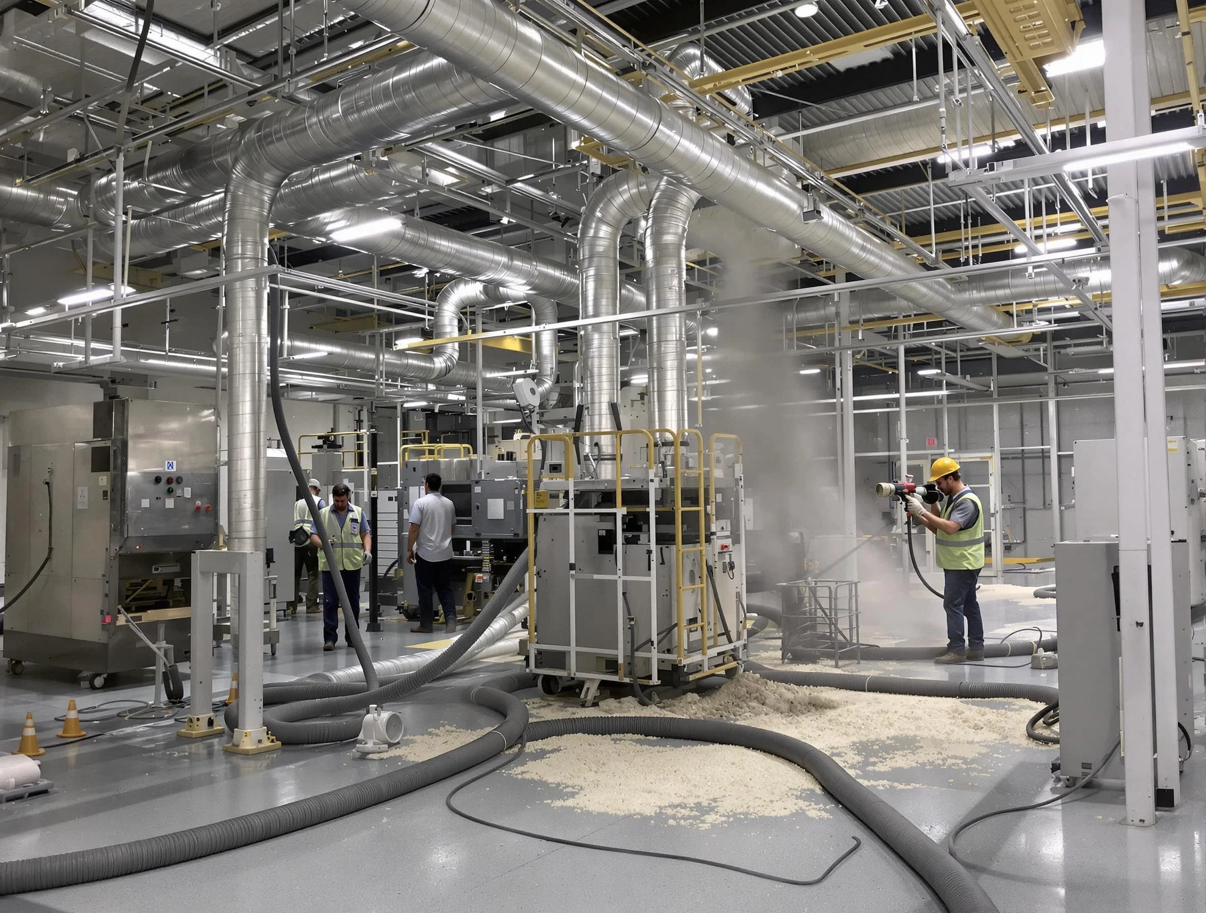 Heavy-duty industrial duct cleaning by Del City Air Duct Cleaning in Del City