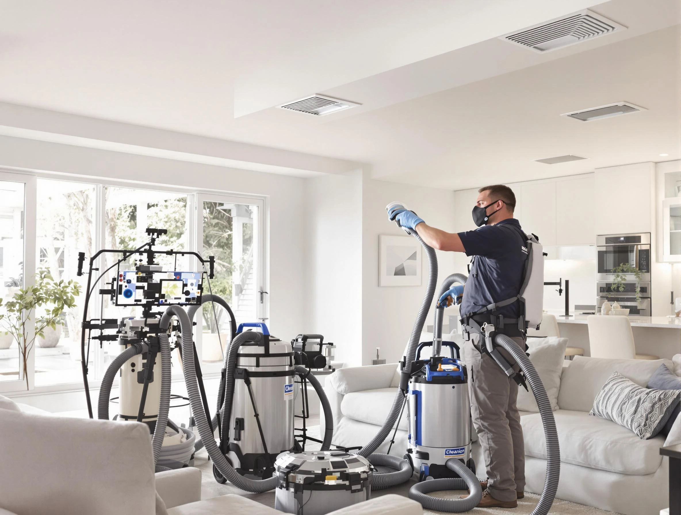 Professional AC duct cleaning by Del City Air Duct Cleaning in Del City