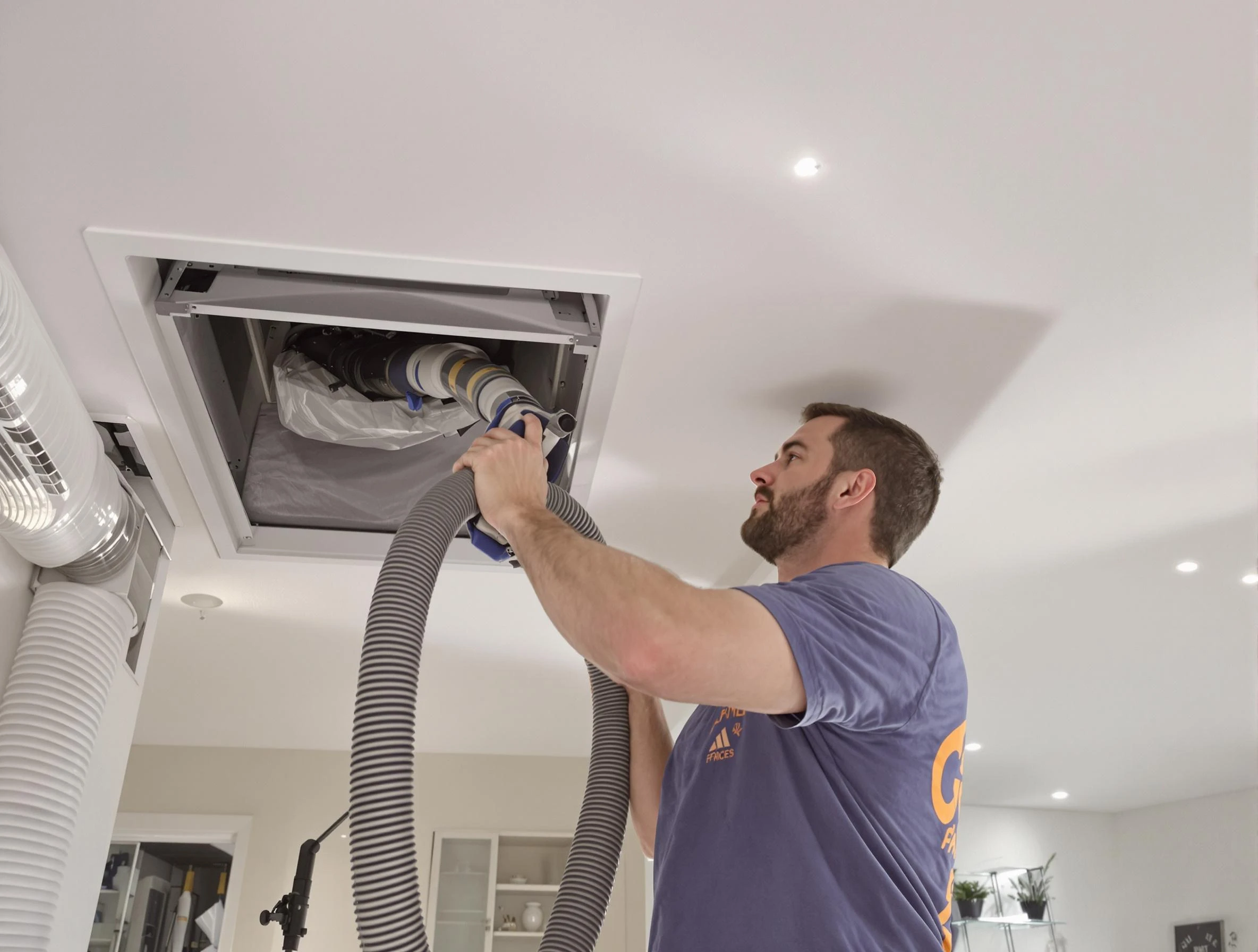 Precision indoor duct cleaning by Del City Air Duct Cleaning in Del City