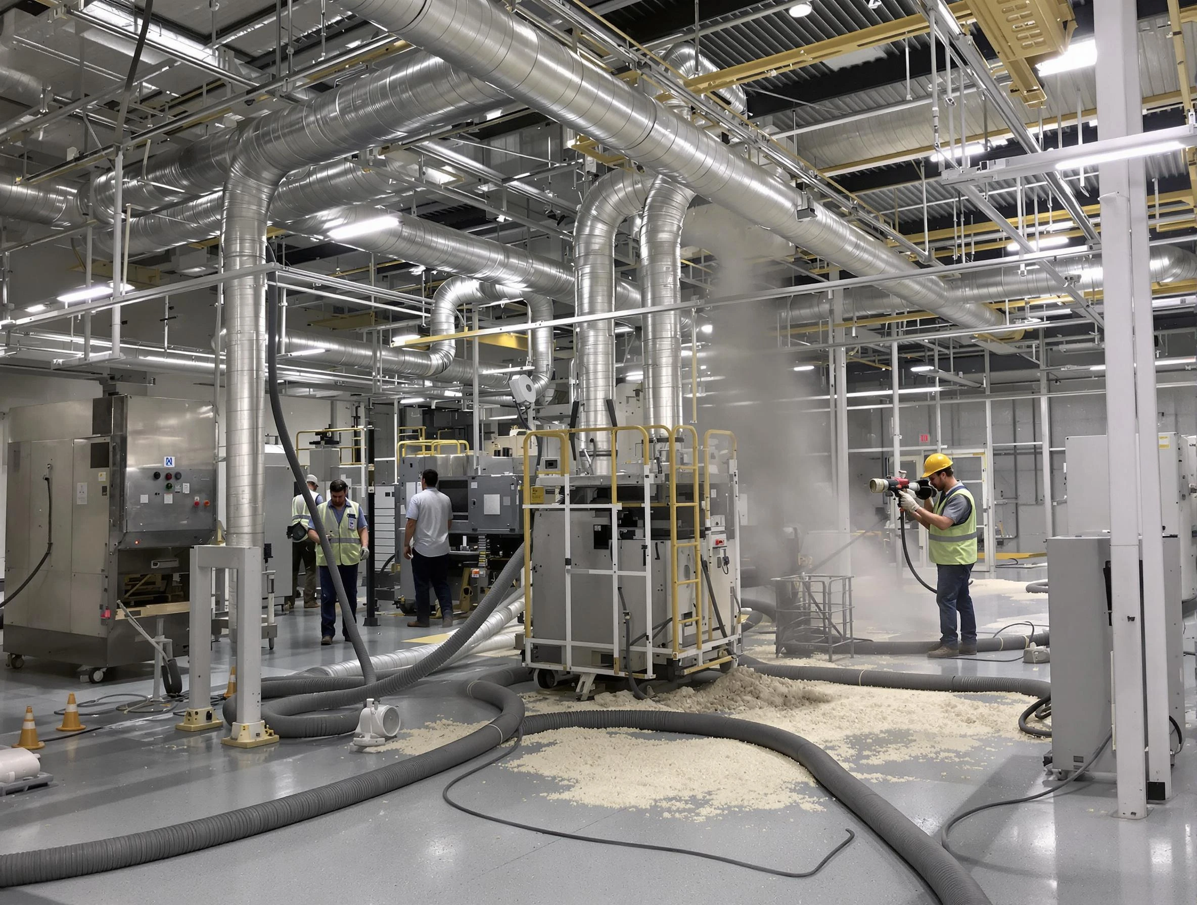 Heavy-duty industrial duct cleaning by Del City Air Duct Cleaning in Del City