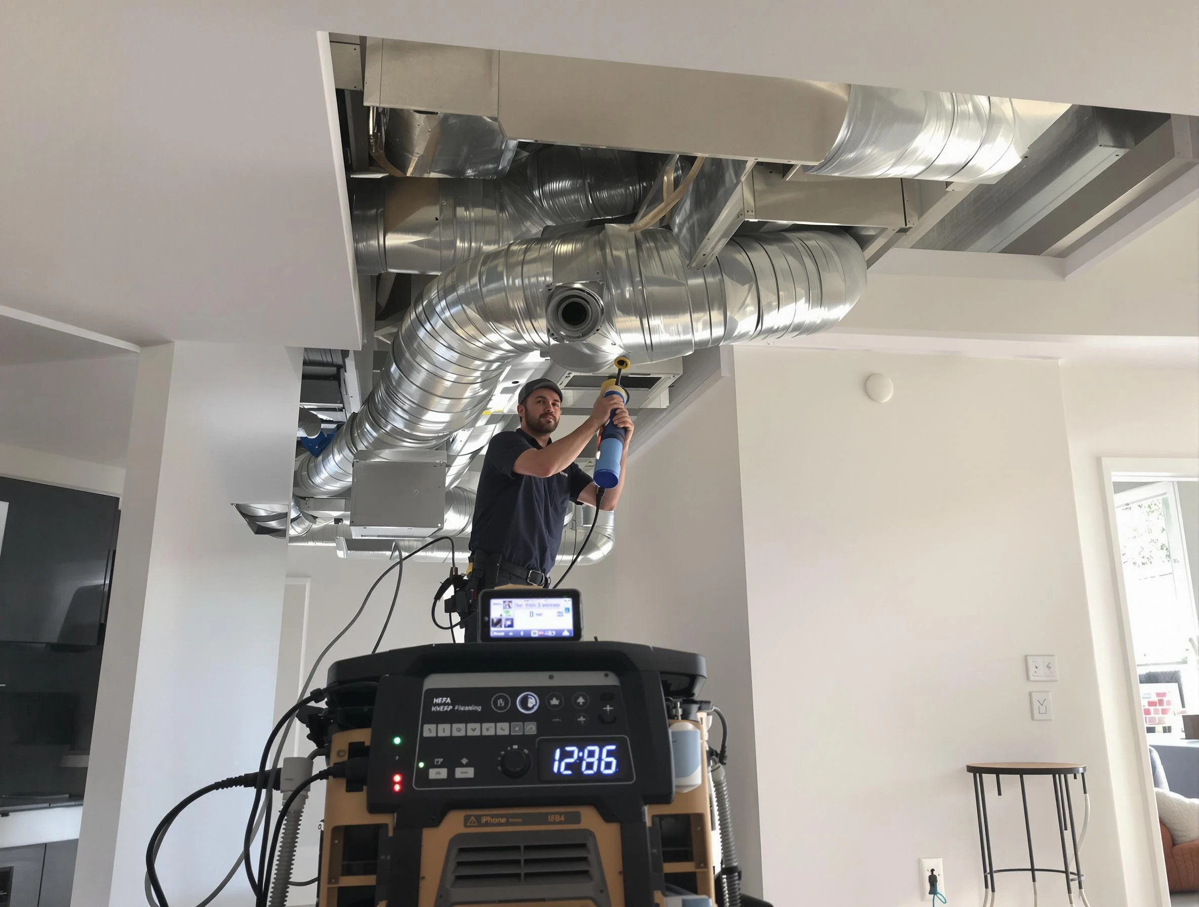 Advanced pure air duct cleaning by Del City Air Duct Cleaning in Del City